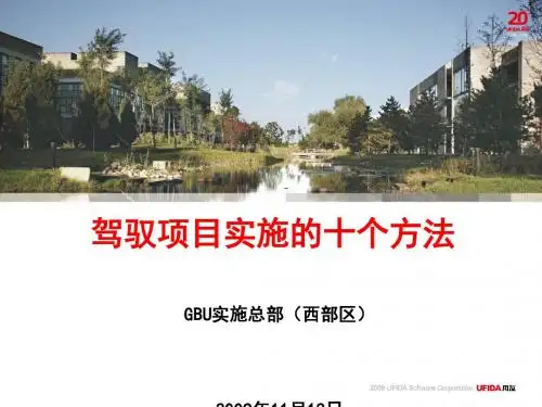 驾驭项目实施的十个方法(PPT 46张)