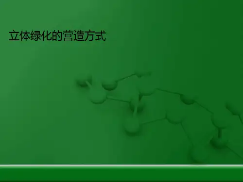 立体绿化(垂直绿化)的分类和营造方式-A