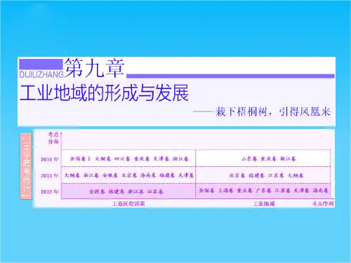 2016《三维设计》地理第一轮高考总复习课件 第2部分 第九章 工业地域的形成与发展 第一讲 工业的区位选择