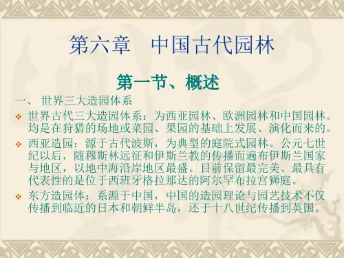 第六章中国古代园林PPT课件