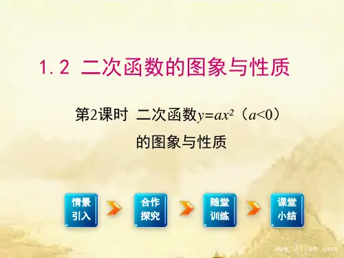 1.2 第2课时 二次函数y=ax2(a＜0)的图象与性质