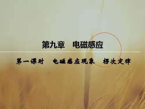 创新大课堂2018届高三物理一轮复习课件：第九章 电磁感应 1