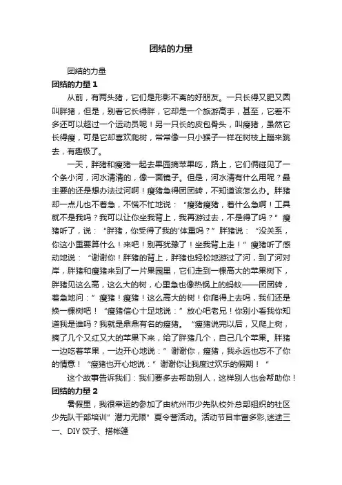 团结的力量