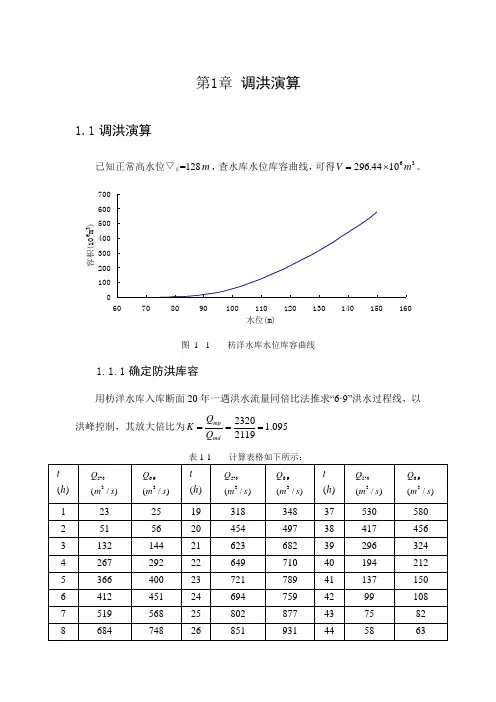 调洪演算