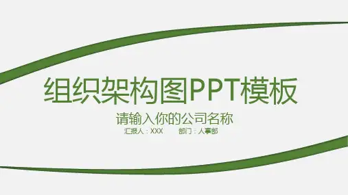 公司组织架构图模板(完整版)