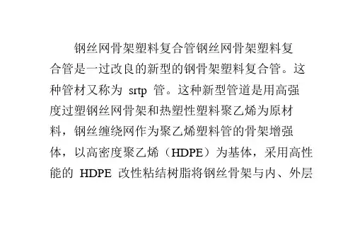 钢丝网骨架塑料复合管介绍