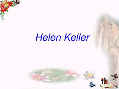 六年级英语下册Lesson12《HellenKeller》 优秀课件1(新版)冀教版(三起)