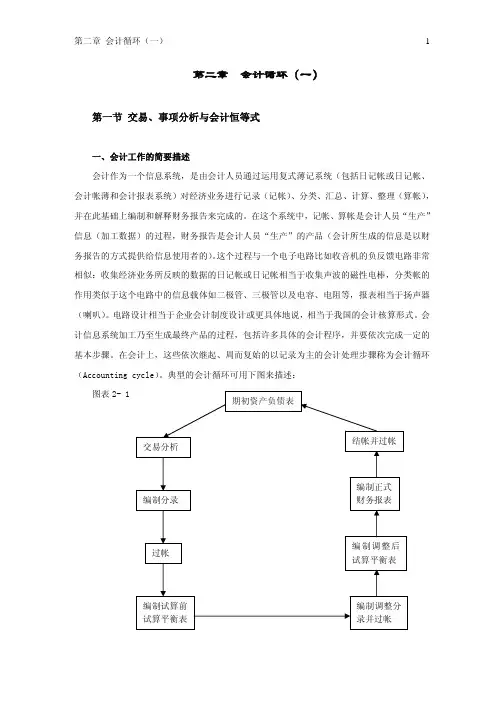 会计循环(一)