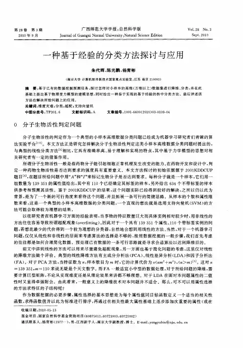 一种基于经验的分类方法探讨与应用