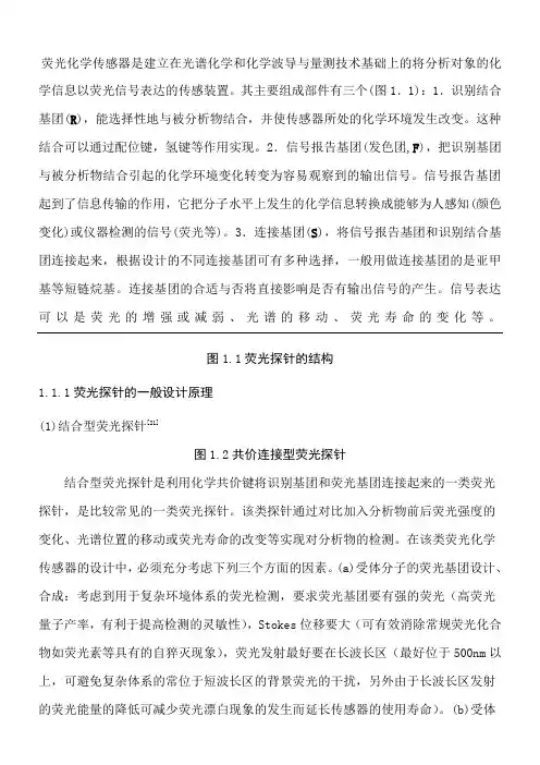 2荧光探针设计原理
