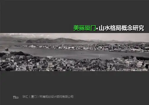 厦门山水格局概念研究