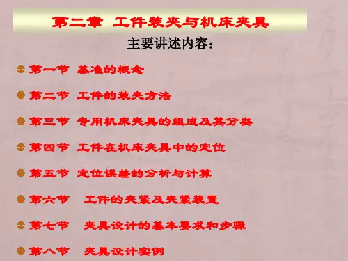 第二章工件装夹和机床夹具
