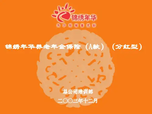 锦绣年华产品投影片--厦门