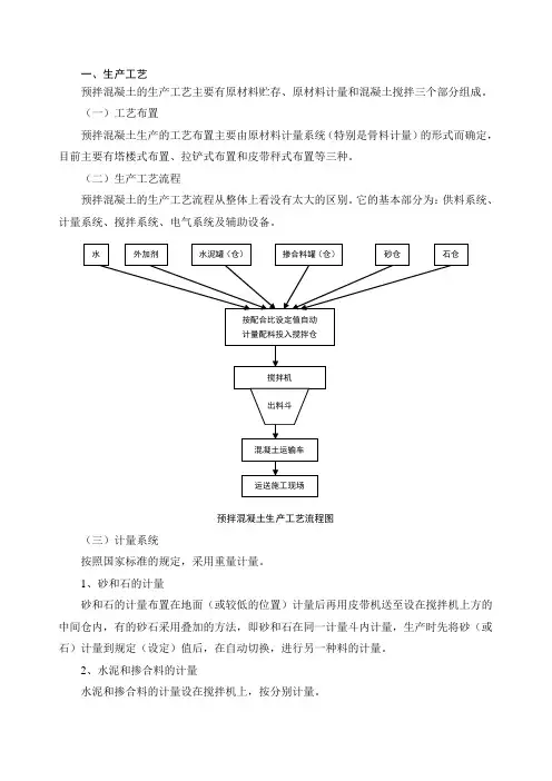 搅拌站生产工艺