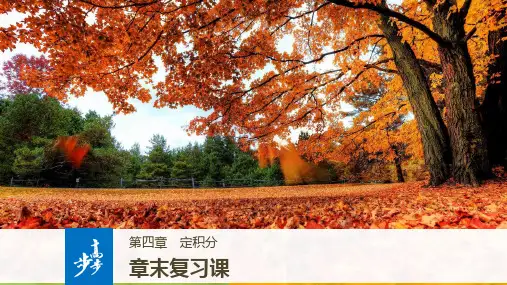 北师版数学高二选修2-2课件 章末复习课 第四章 定积分