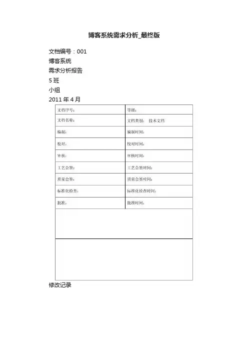 博客系统需求分析_最终版
