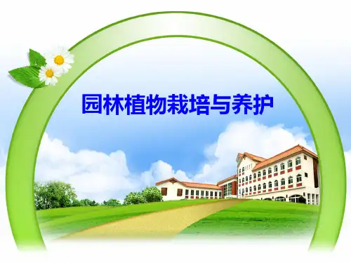 第二章 园林植物生长发育与环境