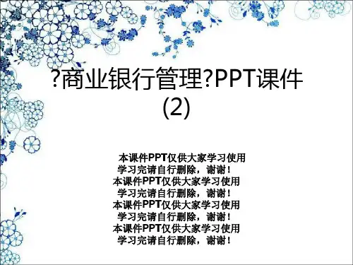 《商业银行管理》PPT课件 (2)
