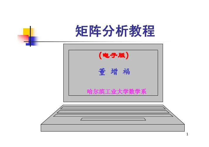 矩阵分析
