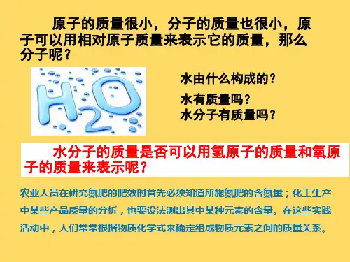化学知识点讲解31：化学式的计算(共26张ppt)