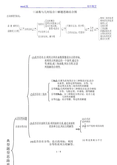 第2章二次函数与几何综合 题型解读1 二次函数与几何综合题的两种解题方法-北师大版九年级数学下册