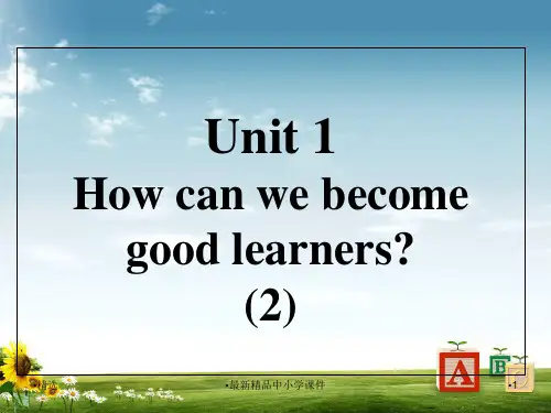 九年级英语全册口译精练Unit1Howcanwebecomegoodlearners(2)课件新版人教新目标版