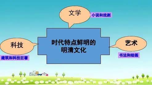 人教版七年级历史下册22时代特点鲜明的明清文化(二)(上课用)ppt课件