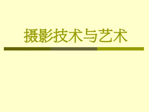 摄影技术与艺术