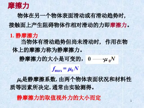 2摩擦力与惯性力