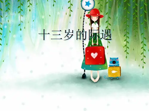 八《十三岁的际遇》精品PPT课件