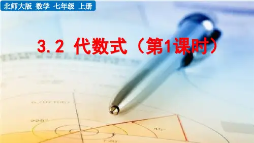 北师大数学七年级上册第三章 代数式(第1课时)