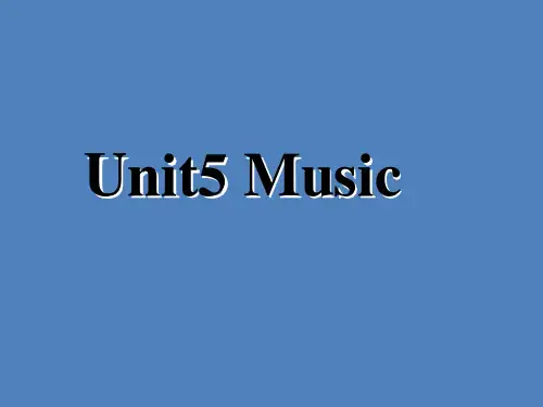 优秀课件人教版高中英语必修2第五单元warming up(共19张PPT)