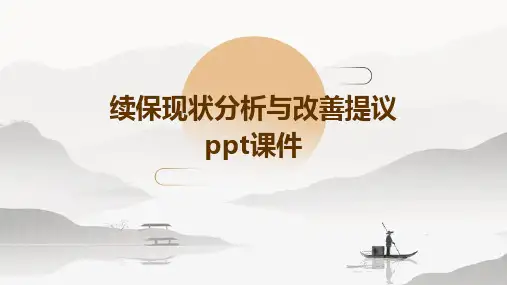 续保现状分析与改善提议PPT课件