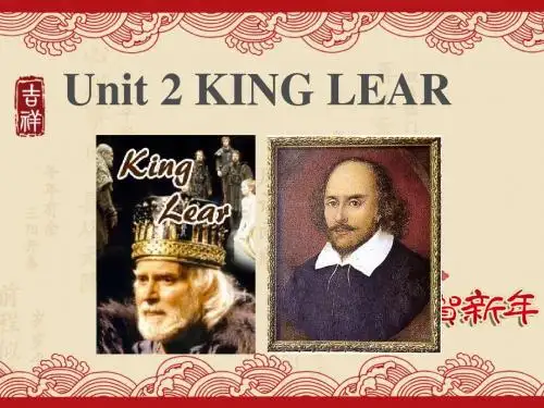 英语：选修10：Unit 2《King Lear》Warming up课件(新人教版选修10)(优秀课件)