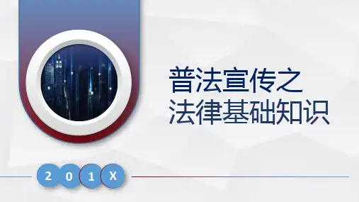 普法宣传之法律基础知识带内容PPT课件演示