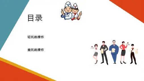 餐饮服务基本技能 托盘 托盘的操作