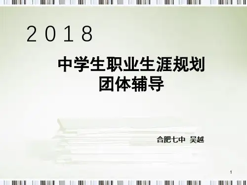 高中生职业生涯规划ppt课件