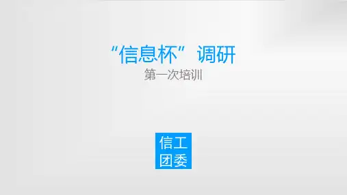 如何进行调研PPT课件