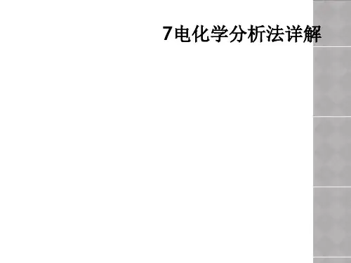 7电化学分析法详解