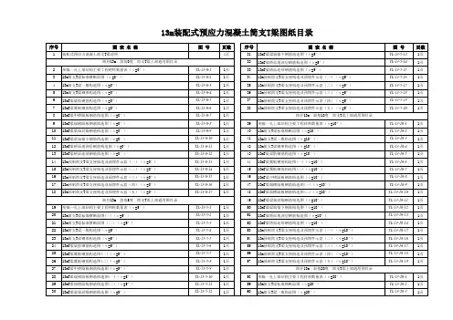 13mT梁图纸目录ing