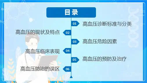 高血压知识医疗培训教育PPT专题演示