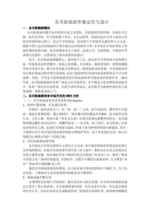 东关街旅游形象定位与设计