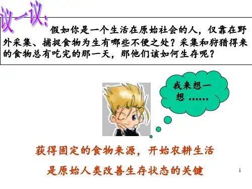 7A-2-原始的农耕生活PPT课件