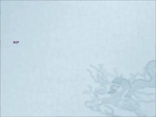 BGP路由协议讲解ppt课件
