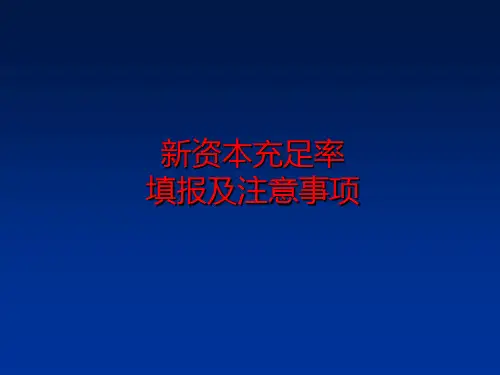 新资本充足率