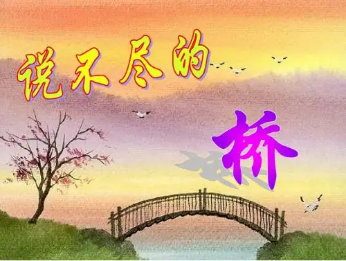 说不尽的桥(综合性学习)