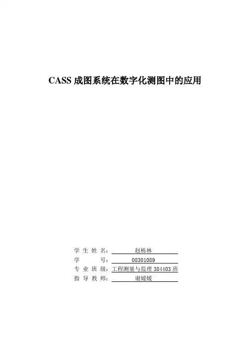 CASS成图系统在数字化测图中的应用(论文)