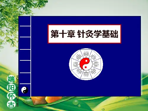 中医学——针灸学基础ppt课件