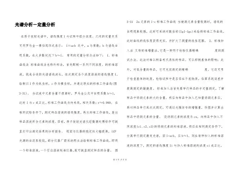 光谱分析-定量分析  