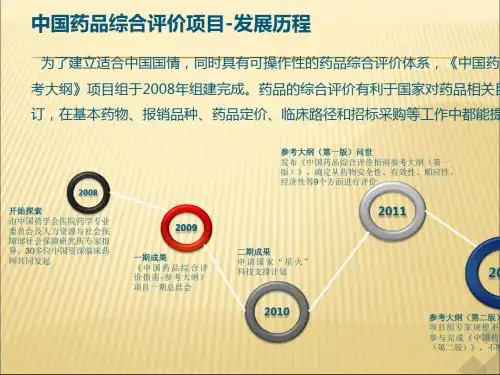 2017中国药品综合评价项目